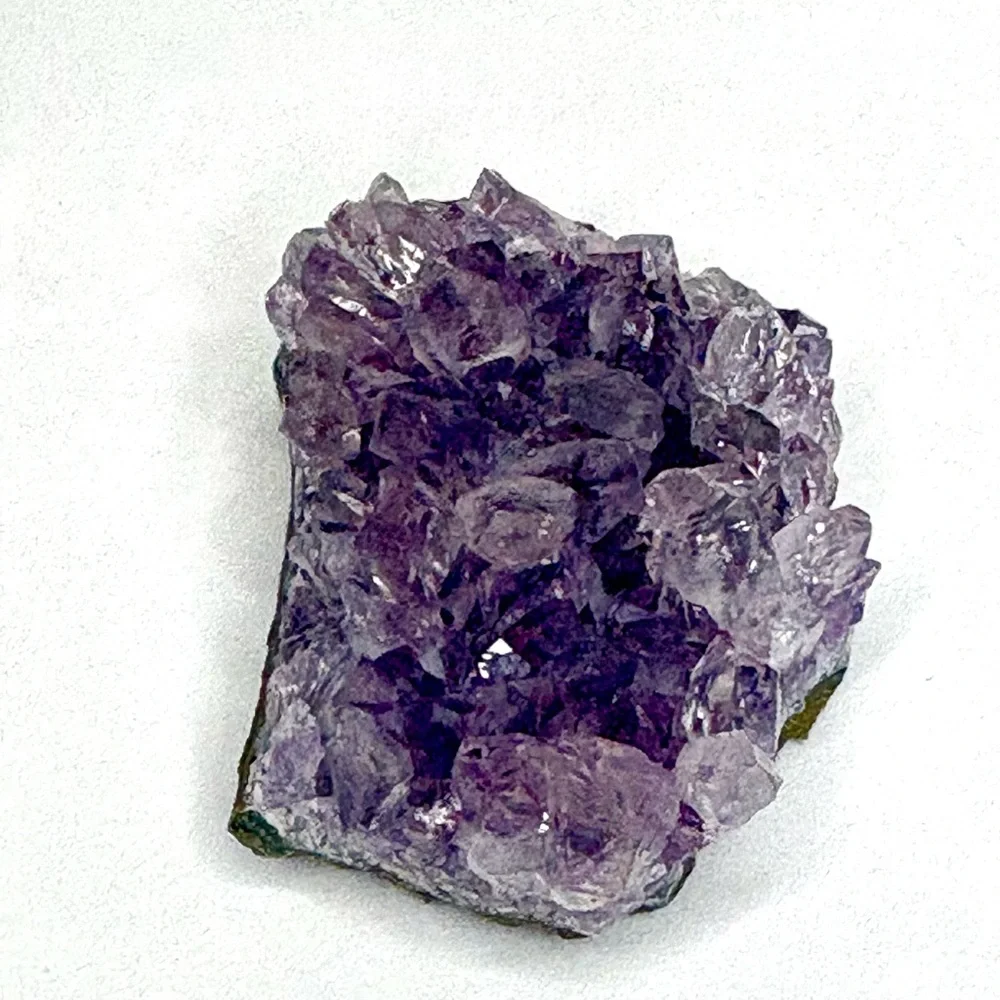 Amethyst Druzy Cluster Crystal with Properties